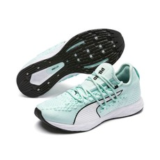 Puma Women's Speed 300 Racer Road Running Shoes - Aqua/White