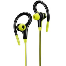 Canyon Stereo Sports Earphone with Microphone - Lime