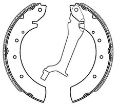 GIRLOCK Brake Shoes - Hi-Lux, Isuzu, Colt Nissan Hardbody