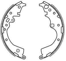 GIRLOCK Brake Shoes - Toyota Quantum