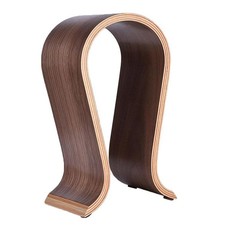 Classic U Shape Wooden Headphones Stand Holder