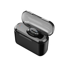 Single Ear Mini Bluetooth Headset With Charging Compartment