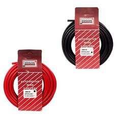 Edison - Automotive Wire - 6.0mm x 5m - Black & Red