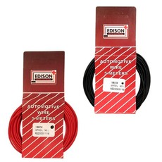 Edison - Automotive Wire - 1.0mm x 5m - Black & Red