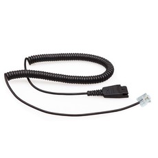 Headset bottom cable for Unify desk phones - GN (Jabra) QD - RJ45 - 5 Pack