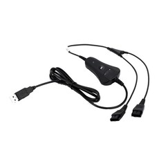 Headset Training bottom cable – USB-to-2xQD Y Cable