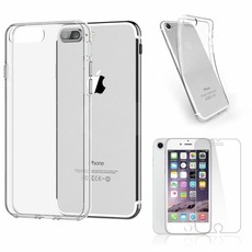 LARRYS Tempered Glass and Protective Case for iPhone 8 Plus / 7 Plus