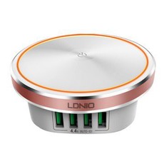 LDNIO LED Power Press Lamp with 4 USB Ports