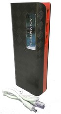 PowerBank 12 000 mAh No4 - Black/Red