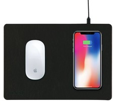 Snug Mousepad with Wireless Charger - Black