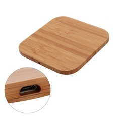 TUFF-LUV Eco-Charge Bamboo 1A Wireless Charger