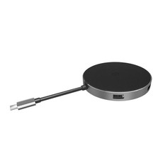 WIWU Apollo Wireless Charger With Usb Ports Grey