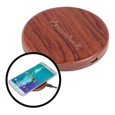 Zonabel Qi Wireless Charging Pad Dock - Bamboo Wood