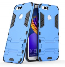 2-in-1 Hybrid Dual Shockproof Stand Case for Huawei Honor 7X Blue