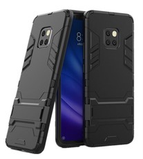 2-in-1 Hybrid Dual Shockproof Stand Case for Huawei Mate 20 Pro - Black