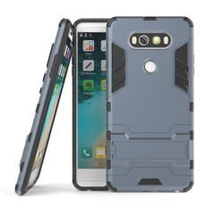 2-in-1 Hybrid Dual Shockproof Stand Case for LG V20 - Navy