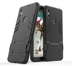 2-in-1 Hybrid Dual Shockproof Stand Case for Xiaomi Redmi S2 Black