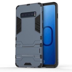 2-in-1 Shockproof Stand Case for Samsung S10 Navy