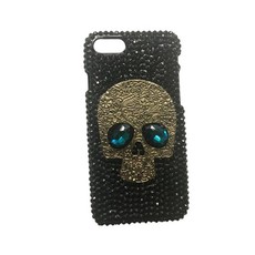 3D Shiny Crystal Skull Case for iPhone 8