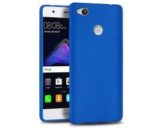 Anti Slip Soft Frosted Matte Case for Huawei P8 Lite (2017) - Blue