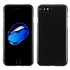 Apple iPhone 7 PLUS Compatible Gel Cover & Glass Protector Combo - Black