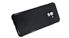 Black Back Cover/Pouch for Samsung Galaxy A8 plus