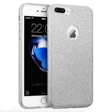 Bling Sparkie Glitter Cover for iPhone 8 - Silver