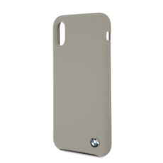 BMW - Silicone Hard Case for iPhone X - Taupe