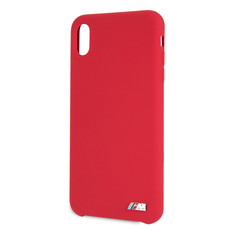 BMW - Silicone Hard Case Logo M for iPhone XS MAX - Red