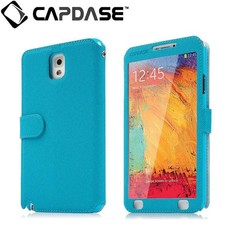 Capdase Folder Case Sider V-Baco for Galaxy Note 3 - Blue/Blue