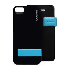 Capdase Sider Belt Cover for iPhone 5 & 5s - Black & Turquoise