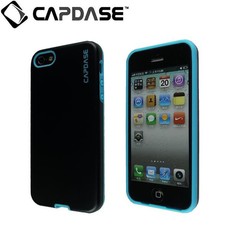 Capdase Soft Jacket Vika for iPhone 5/5S/SE - Black/Blue