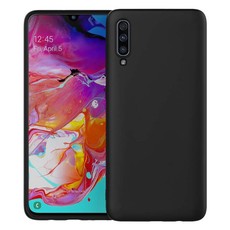 CellTime Galaxy A70 Silicone Shock Resistant Cover - Black