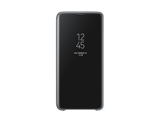 Clear View Standing Cover for Samsung Galaxy S9 - Black