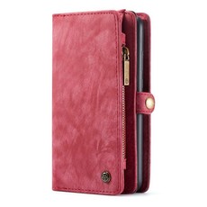 Detachable Magnetic Leather Phone Case & Wallet for Huawei P30 - Red