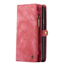 Detachable Magnetic Leather Phone Case & Wallet For iPhone 11 Pro - Red