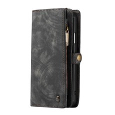 Detachable Magnetic Leather Phone Case & Wallet For iPhone 11 Pro Max-Black