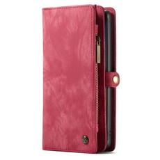 Detachable Magnetic Leather Phone Case & Wallet for Samsung Note 10 - Red