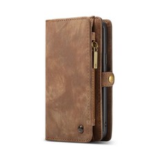 Detachble Magnetic Leather Phone Case & Wallet for Samsung S9 - Brown