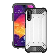 Digitronics Hybrid Shockproof Case for Samsung Galaxy A50 - Silver