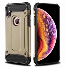 Digitronics Shockproof Protective Case for iPhone XS/X - Gold