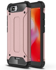 Digitronics Shockproof Protective Case for Xiaomi Redmi 6A - Rose Gold