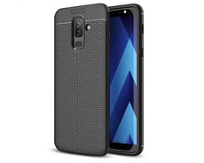 Digitronics Shockproof Slim AF Case for Samsung Galaxy A6 Plus - Black