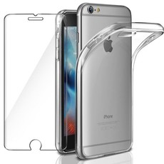 Digitronics Tempered Glass and Protective Clear Case for iPhone 6S / 6