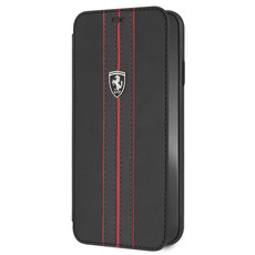 Ferrari - Off Track PU Leather Booktype Case for iPhone XS MAX