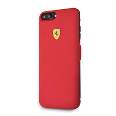 Ferrari - Power Case Formula 1 4000mah Rubber for iPhone 7 Plus - Red