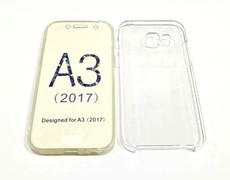 Full Protection Shockproof Cover Compatible With Samsung A3 2017 - Clear