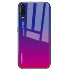 Funki Fish Gradient Phone Case with Tempered Glass Back for Huawei P20 PRO