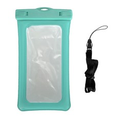 GoVogue IPX8 Floating Waterproof Pouch for Phones & Valuables - Mint Green