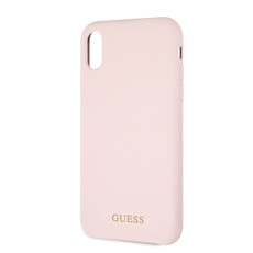 Guess - Silicone Gold Logo for iPhone XR